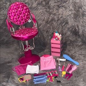 American Girl Hair dressing set